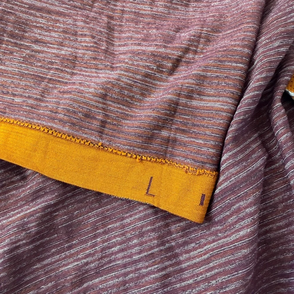 Lululemon Men's Metal Vent Tech Short Sleeve shirt in a Dark Adobe Fools Gold - Picture 6 of 6